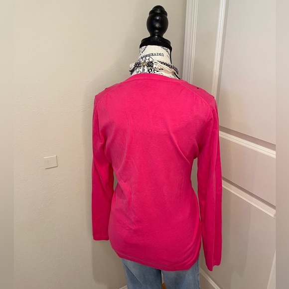 Tommy Hilfiger Pink Polka Dot Sweater - Picture 2 of 10